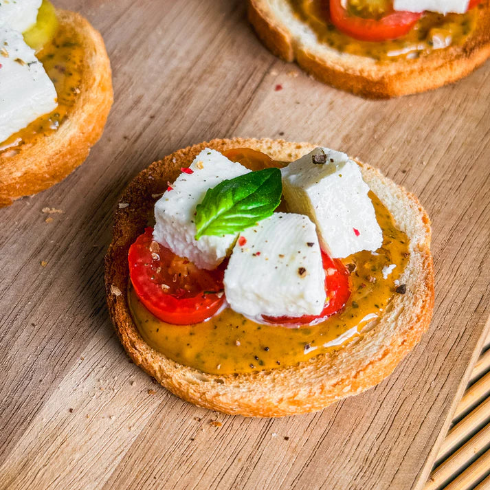 Pâte à tartiner tomate basilic